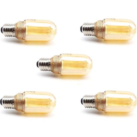 Bombilla Pebetera LED T45x 114mm Vintage E27 4W 1800K (1/4)