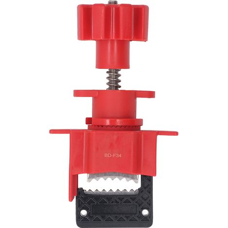Cadenas de sécurité pour vanne papillon Acier inoxydable et nylon renforcé Verrouillage robuste sans outil pour robinetterie industrielle (1/5)
