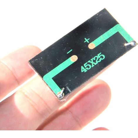 Kit de 4 Panneaux Solaires Mini 1V 0.15W DIY 45x25mm Polycristaux pour Projets Scientifiques (1/5)