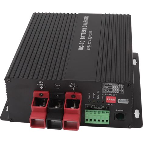 Chargeur de batterie CC/CC, contrôleur solaire, connexion à une application mobile, chargeur de voiture automatique 12 V 30 A B2B1230 (1/5)