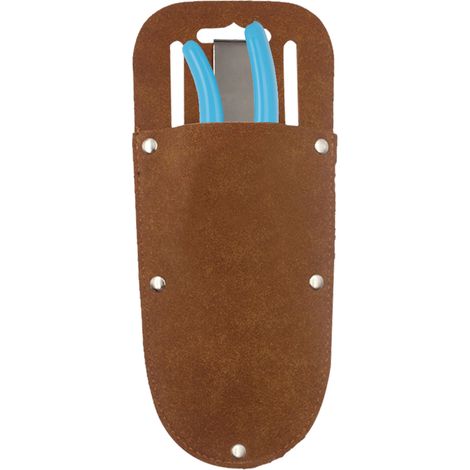 Étui pour sécateur, ceinture porte-outils en cuir robuste au design élégant, compacte et facile à transporter.-AquaForge (1/5)