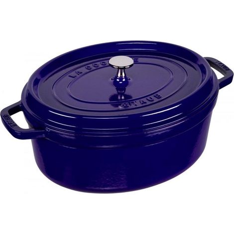 Staub Cocotte Ovale Bleu Intense 31 cm 5,5 L (1/5)