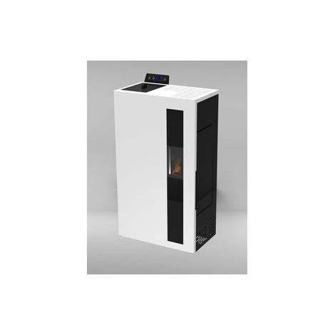 C STUFA PELLET SLIM BRONTE 5 BIANCO