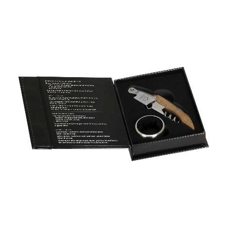 ANDREA HOUSE CC24500 Set Sacacorchos Inox/Acacia - ref: CC24500