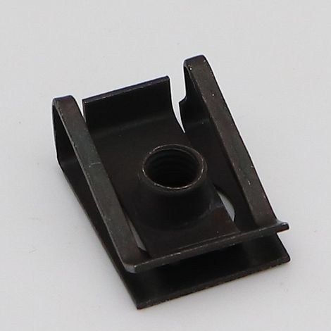 Ecrou à pincer M5 NUT8415 Epaisseur de serrage 0.5 à 4 Acier zingué noir-1 pièce