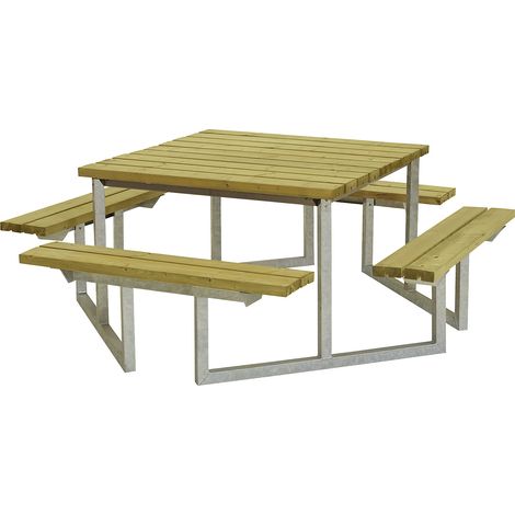 FRANKEL kaiserkraft, Ensemble table et bancs pour 8 personnes, (1/2)