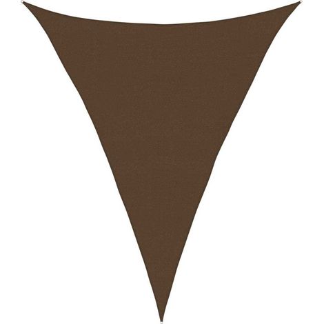 Maison Exclusive - Sonnensegel 160 g/m² Braun 4x5x5 m HDPE (1/5)