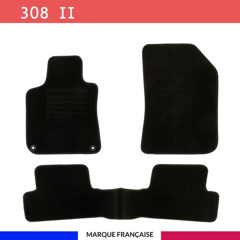 Tapis de voiture - Sur Mesure pour 308 (2013 - 2021) - 3 pièces - Tapis de sol antidérapant pour automobile (1/4)