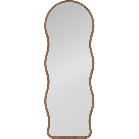 Standspiegel aus Holz "Asial" – 50 x 160 x 2,2 cm – Eiche "Saphir" (1/5)