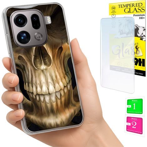Funda para Oppo Find X9 Pro con cubierta trasera y cristal 9H. (1/4)