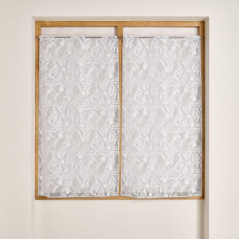 Modulable en maille à motif agrume Blanc 60x90 cm