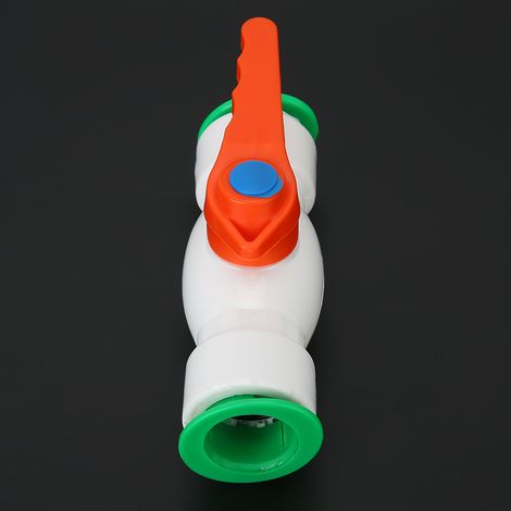 Robinet à Bille Rapide 20 mm pour Tuyau PPR - Raccord de Valve à Bille Simple pour Eau Froide (1/5)