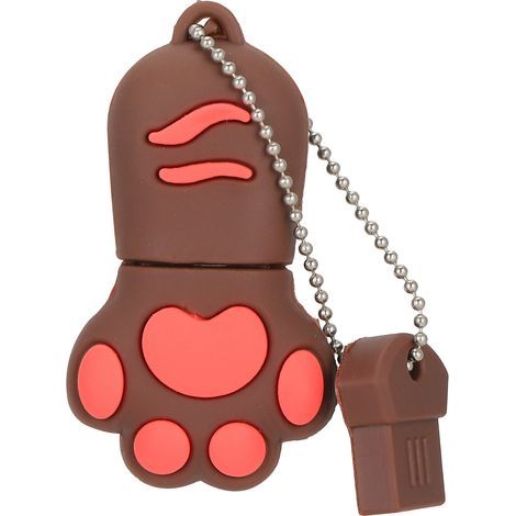 Cute 128GB Cartoon Character USB Flash Drive, Compact USB 2.0 Memory Stick for Data Storage and Business Gift (1/5)