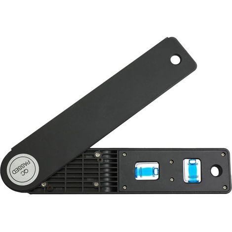 Digital protractor, measuring tool for woodworking with LED display, 0–200 degrees, clear and precise electronic protractor, digital measuring device (1/5)