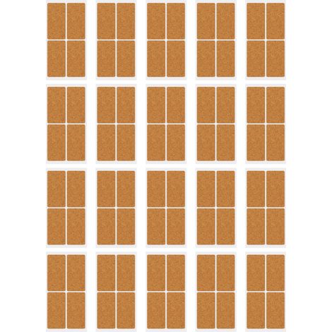 Beyamis 80 étiquettes adhésives en liège et bois (30 x 60 mm), résistantes à l'eau et à l'huile, pour la cuisine, le bureau ou l'école. (1/5)