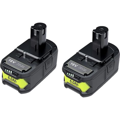 Batterie Lithium-Ion, Capacité 6000mAh, Compatible avec Plusieurs Modèles, 2 batteries (1/2)