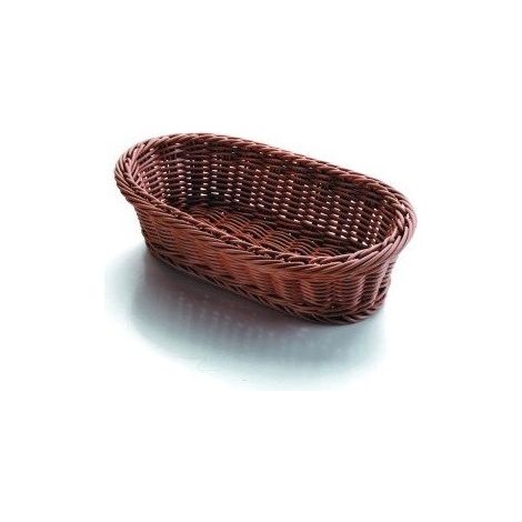 CESTA DE PAN OVAL MARRON 23X16X8 - LACOR
