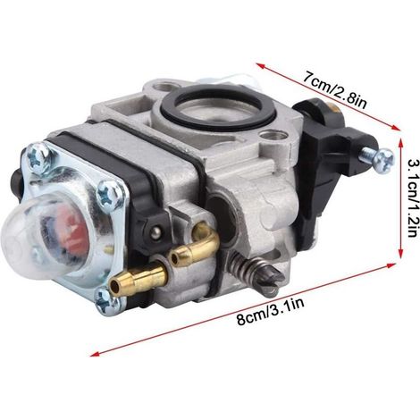 Carburateur Remplacement de Tondeuse Haie pour Trononneuse de Moteur 32CC Accessoire de Tondeuses Outillage de Jardin Motorisé Tondeuse à Gazon (1/5)