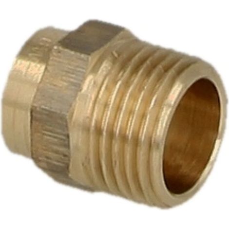 Raccord à braser laiton rouge nipple de transition 16 mm x 1/2’’ F/FM