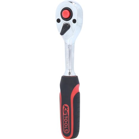 KS TOOLS CLIQUET RÉVERSIBLE CHROMEPLUS 1/4'' - 72 DENTS - POIGNÉE EN PLASTIQUE - 915.1490 (1/5)
