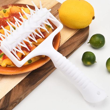 Rouleau à Aiguilles pour Pâte à Pizza, Docker Dense Efficace, Empêche les Ampoules pour la Cuisson des Biscuits à (1/4)