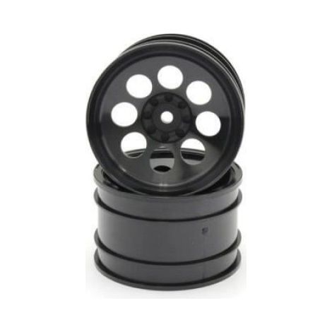 Jantes - - Turbo Optima - 8 trous - 50mm - Noires