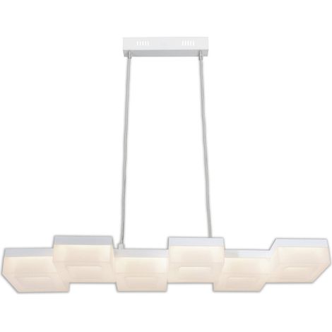 Suspension LED Design Moderne avec Forme Originale Luminaire Suspendu Blanc pour Salon - PANGIVO (1/5)