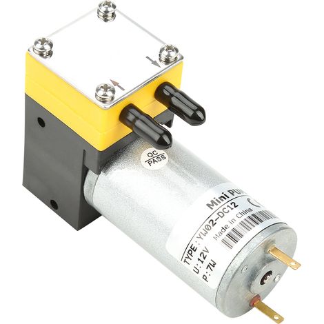 12 V 0,4–1 l/min elektrischer Gleichstrommotor, Mikromembran-Vakuumpumpe, selbstansaugend (1/5)