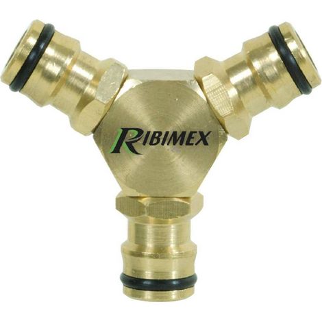 Raccord Triple Male Laiton - 0,1 kg - Connecteur Durable et Résistant - Sécurisé - D-Work