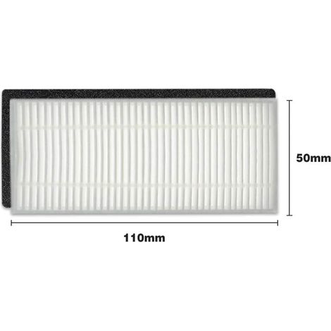 YanBan Lot de 10 filtres Hepa de rechange pour Cecotec Conga 1390 1290 robot aspirateur (1/4)