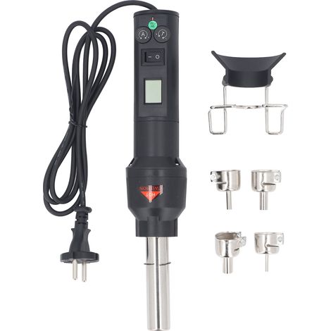 GARRYFIZH Pistolet Air Chaud 700W LCD 4 Buses Acier Support 220V (1/5)