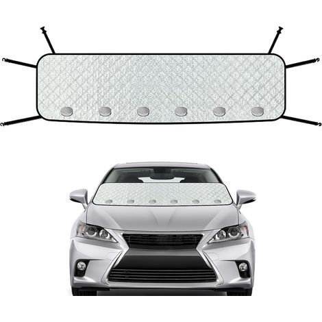 Housse de Pare-Brise Protection pour Vitre Arrière - Protecteur Automobile Anti-Poussière pour Conduite, Camping, Extérieur, Fientes d'oiseaux Et Feuilles