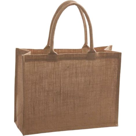 Shopper in juta naturale, 40x15H32 cm (kit da 5)
