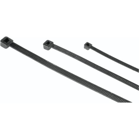 Hama Fascetta Plastica Nero flessibile (L x L) 100, 150, 200 mm, mm, mm x 2.5 mm 150 pz. 00221002 (1/5)