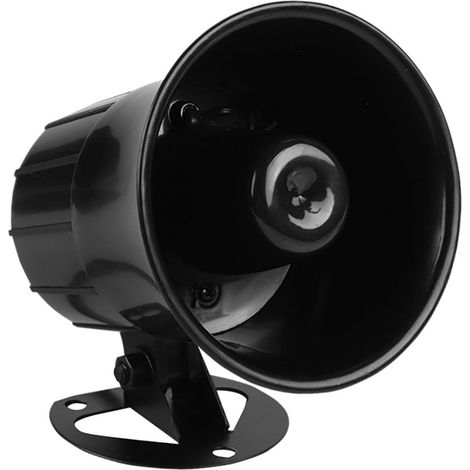 Sirène 12 Volts, 115dB DC 12 V, Alarme de Klaxon de Fil Forte 220v Système D'alarme Extérieur pour sécurité Extérieure Sirène Haut-parleur Cambrioleur (1/5)