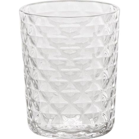 Zafferano Set 4 Tumbler Veneziano Mixology in vetro sonoro superiore, capacità 8,5 cl, design soffiato a bocca trasparente per liquori e distillati