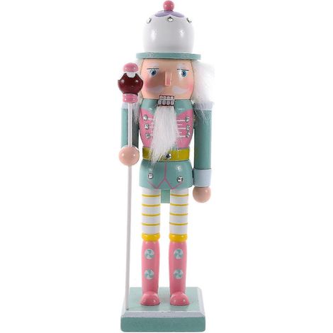 Casse-noisette en bois, soldat de Noël, adorable ornement de casse-noisette, décoration de bureau de Noël (1/3)