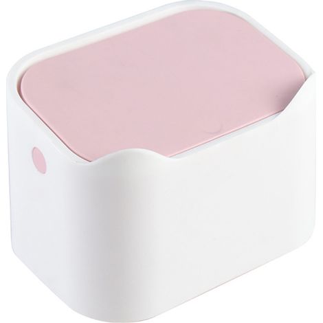 Abnehmbarer Papierkorb mit Deckel, tragbar für Wohnzimmer und Büro, hochwertiger Kunststoff, 225 g (1/5)