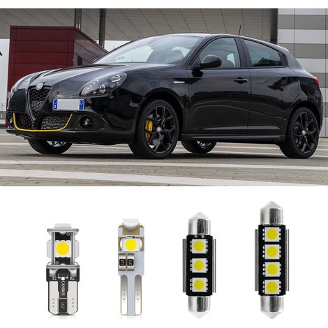 13pcs White LED Interior Lighting Kit for Giulietta 2010-2020 Interior Bulbs Reading Dome Light Trunk Door Light and Installation Tool (1/5)