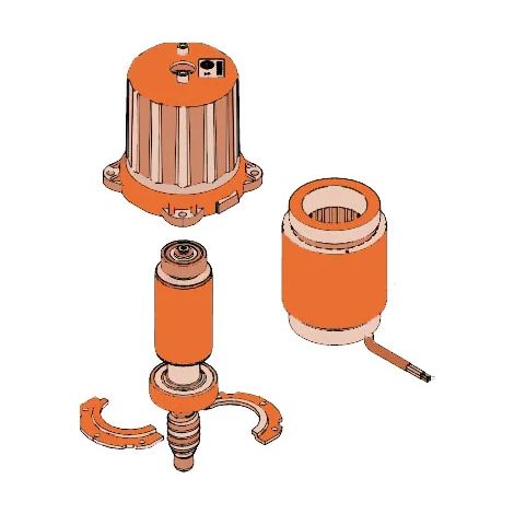 Stator de moteur électrique FAAC 63003244 pour version 740 à partir de 2017 - Pièce détachée (1/3)