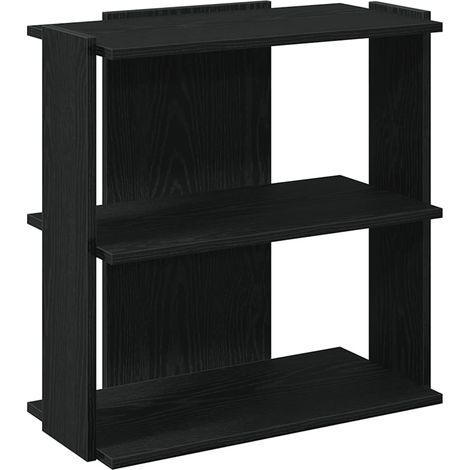 Maison Exclusive - Libreria a 3 Ripiani Nera 60x30x60 cm in Legno Multistrato