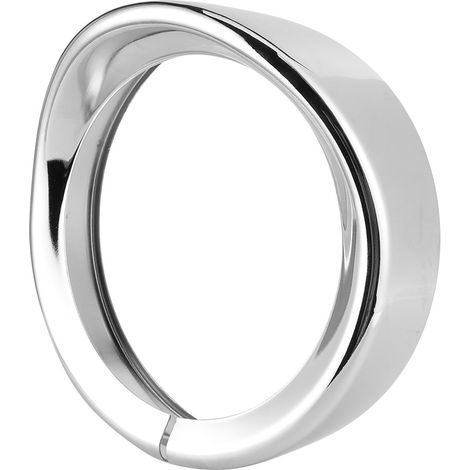 Zierring für Motorrad-Touring-Scheinwerfer – Ø 219 mm – Silberner Sonnenblendenring aus Aluminiumlegierung – Einfache Montage mit mitgelieferten Schrauben – Kompatibel mit vielen Harley-Davidson-Touri