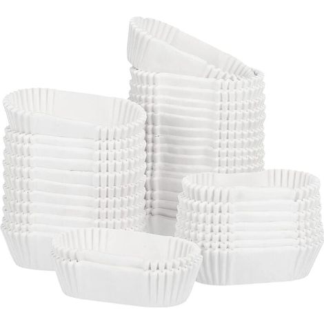 20 supports en papier ovales pour gâteaux en forme de bateau, moules résistants à la chaleur pour cupcakes et pâtisseries, doublures et caissettes en papier, plateau H138
