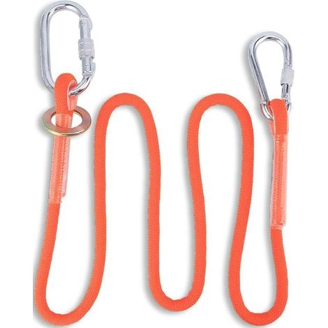 Longe De Protection Contre Les Chutes, 1,6 M Petite Boucle De Ceinture De Sécurité pour Travaux Aériens (1/5)