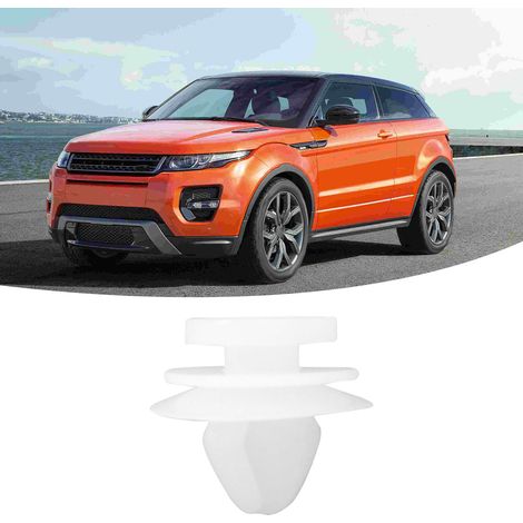 Fixation de moulure de bas de caisse LR028939, attache de garniture de porte inférieure pour Range Rover Evoque, clip de retenue de protection latérale, lot de 4, plastique noir. (1/5)