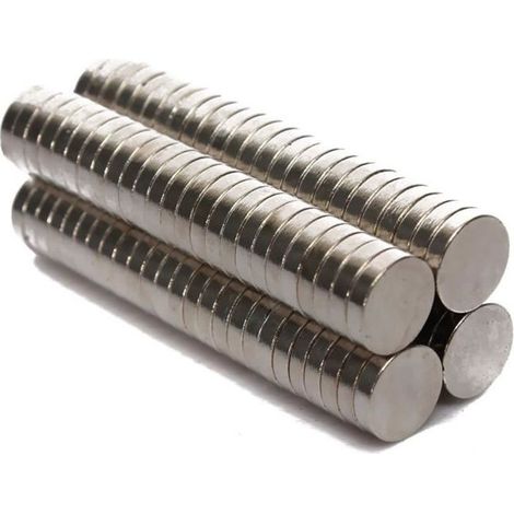 100 runde Magnete – N50 – 8 x 2 mm – Leistungsstark und vielseitig (1/4)