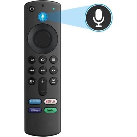 Télécommande vocale Bluetooth de remplacement,pour Fire TV Stick 4K Max 3e Gen Lite Cube Smart TV,fonctionne avec - Black[E6187] (1/3)
