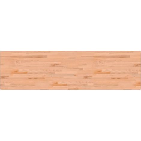 Dessus de plan de travail 200x55x2,5 bois massif de hêtre (1/5)