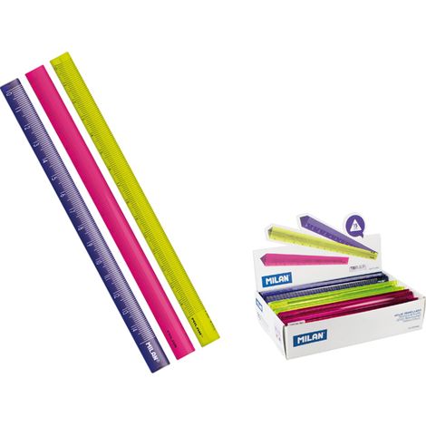 Righello triangolare in plastica 15 cm A'60 7947 (1/5)