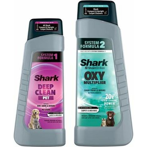 Shark StainStriker Pet Paket Reinigungsmittel Blau und Rosa